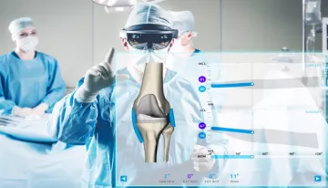 La chirurgie du genou en réalité augmentée
